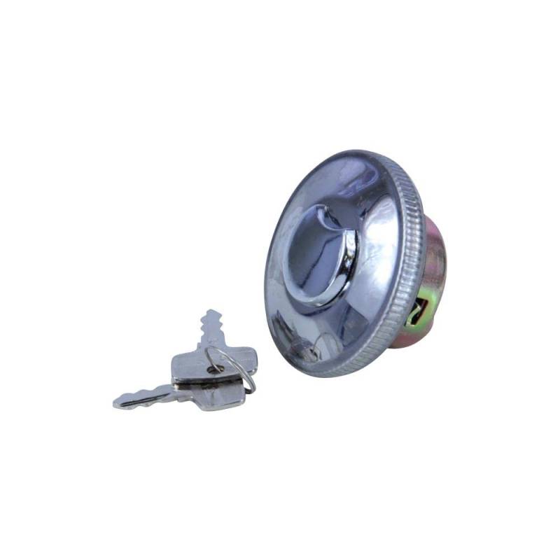 Tankdeckel Benzintankdeckel chrom 40 mm abschließbar kompatibel mit FS1 DX RD 50 M YB 100 von Citomerx