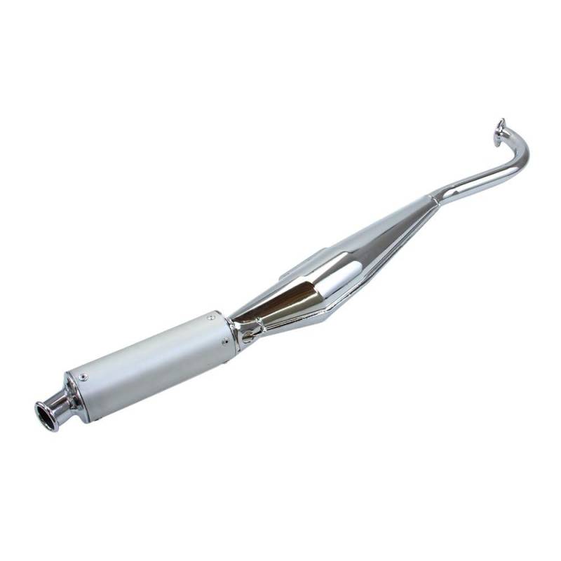 Tuning Auspuff Auspuffanlage chrom "Grandprix" kompatibel mit Puch Maxi N S L L2 S2 SL SL2 Mini Maxi Supermaxi von Citomerx