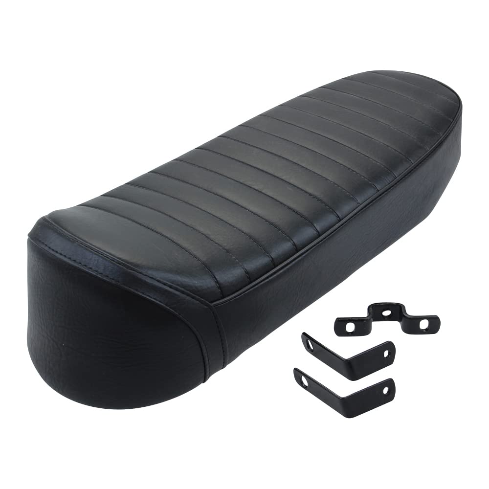 Universal Sitzbank schwarz Sitz Doppelsitzbank Sattel kompatibel mit Zündapp Moped Mofa Mokick von Citomerx
