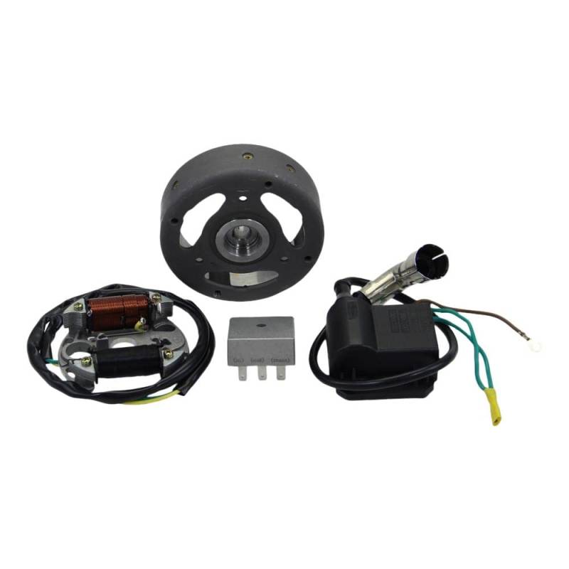 Zündung elektronisch linksdrehend 12V 35W für Hercules Prima Optima Sachs 505 Set mit Spannungsregler von Citomerx