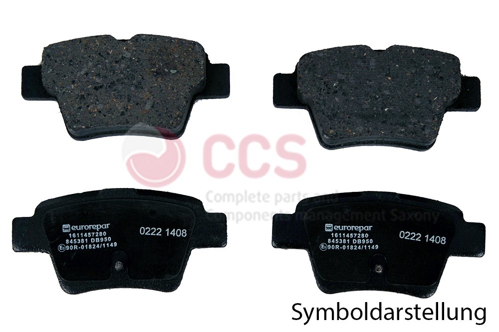 ORIGINAL EUROREPAR CITROEN BREMSBELÄGE VORN Berlingo, C4 Picasso, DS5, Peugeot 5008, Partner ORIGINAL EUROREPAR CITROEN BREMSBELÄGE VORN Berlingo, C4 Picasso, DS5, Peugeot 5008, Partner von Citroen