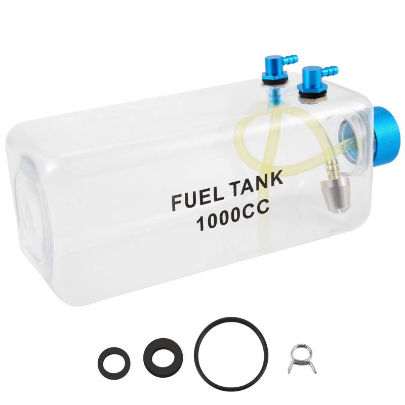 Citywalk Kraftstofftank Benzin Transparente Plastikflasche 1000CC CNC für RC Gas und Nitro Flugzeug von Citywalk