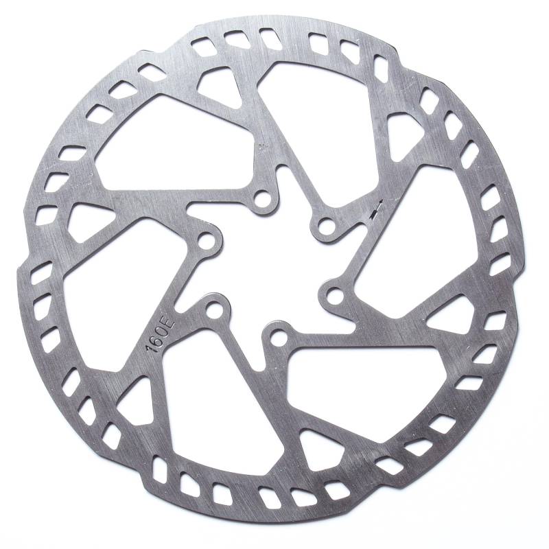 Clarks Cycle Systems CL-01 E-Bike Einzelstück Stahl 6-Bolzen Scheibenbremse Rotor, Silber, 180mm von Clarks Cycle Systems
