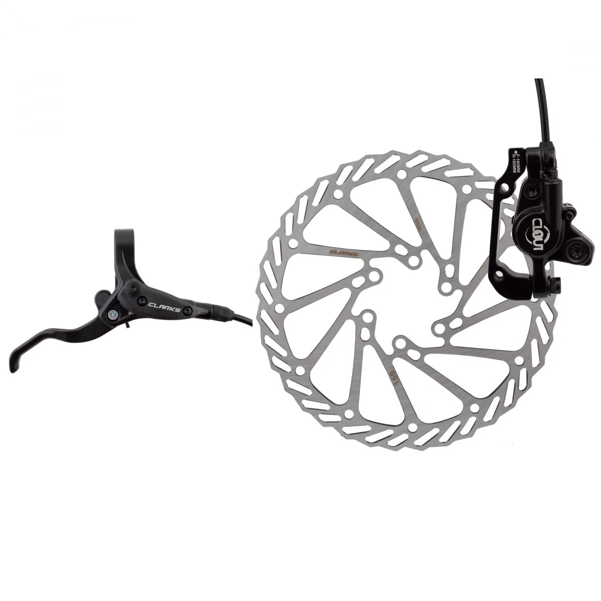 Clarks Brake Disc Clout-1 HYD RR with Lvr 160 Black - HY-191R160AMROW Clarks Brake Disc Clout-1 HYD RR with Lvr 160 Black - HY-191R160AMROW von Clarks