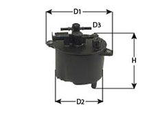 Kraftstofffilter Clean Filters MGC1697 von Clean Filters