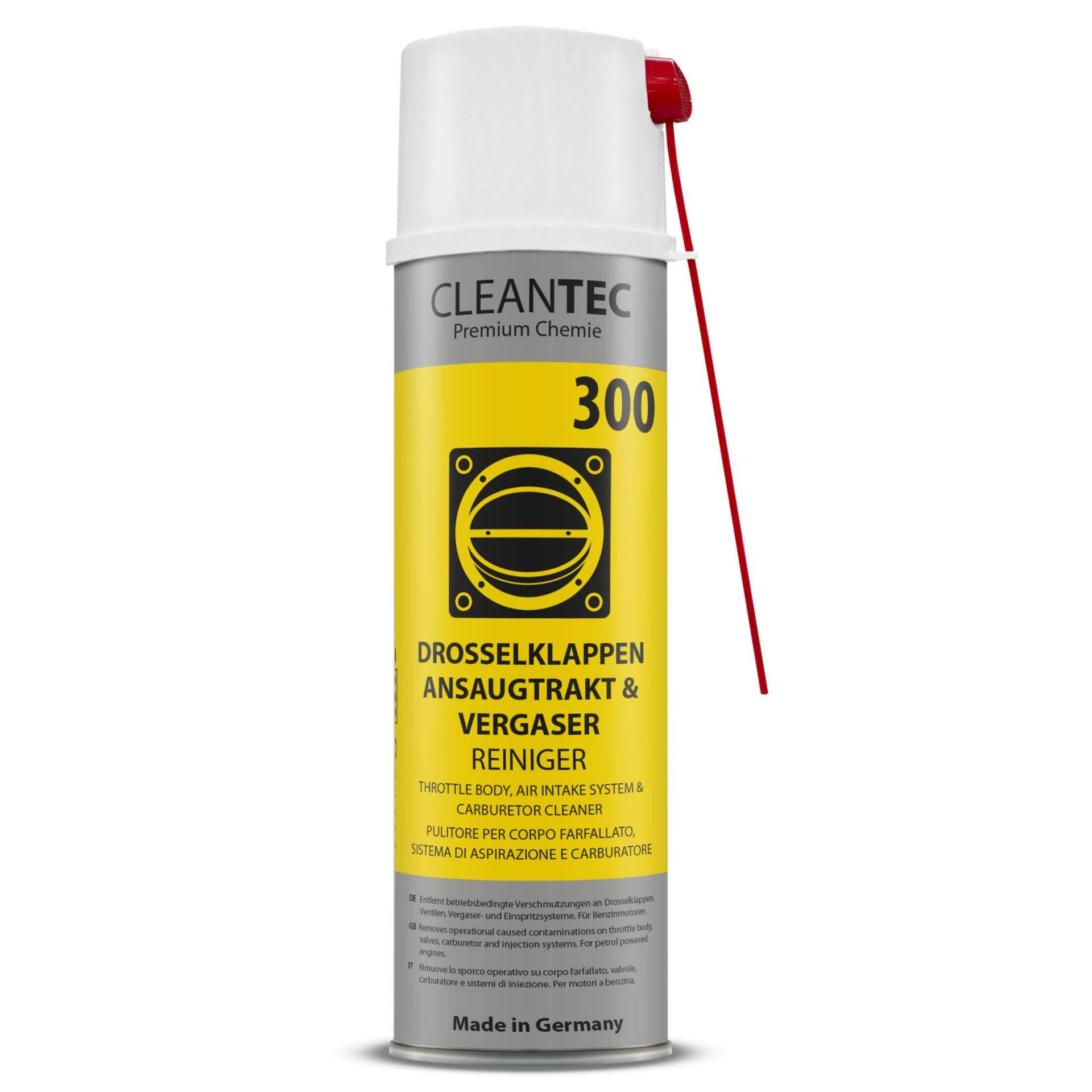 CleanTEC 300 Drosselklappen Ansaugtrakt Vergaser Reiniger 500ml 1L/21,80Euro (1) von cms CleanTEC GmbH