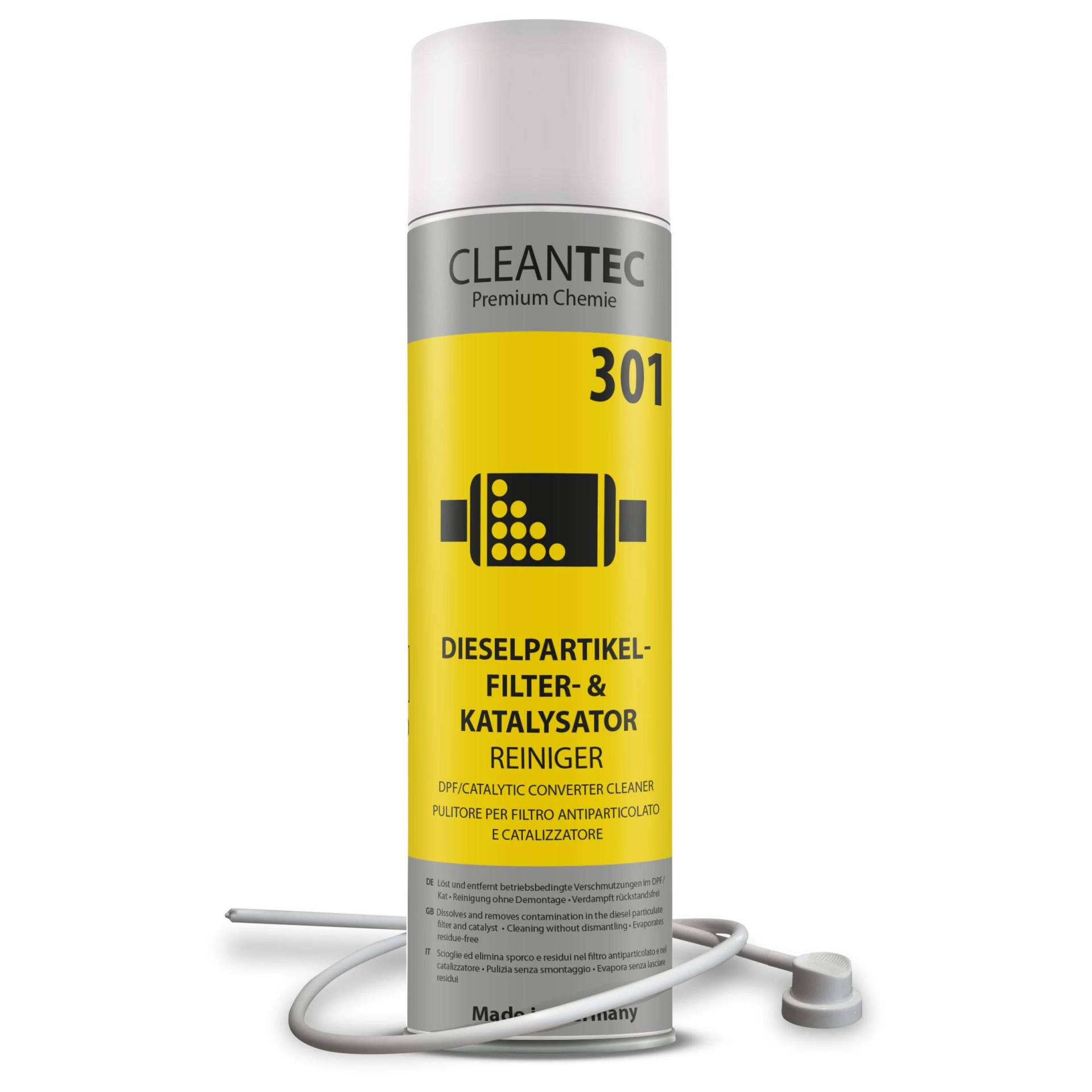 CleanTEC 301 Profi Dieselpartikelfilter und Kat intensiv Reiniger Spray mit Sonde 400ml (1) von cms CleanTEC GmbH