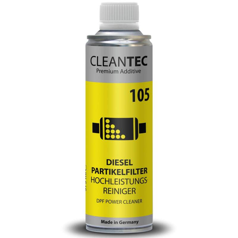 CleanTEC 105 DPF Partikelfilter Dieselpartikelfilter Reiniger, Schutz und Reinigung für Diesel und Diesel Hybrid 375ml (1) von cms CleanTEC GmbH
