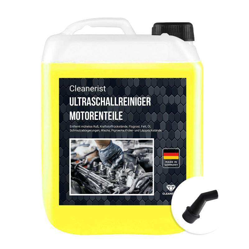 10 Liter Ultraschallreiniger AP03 Konzentrat inkl. Auslaufhilfe für Motorenteile, RC-Motoren, Bremsen, Einspritzdüsen von Die Seifenblase