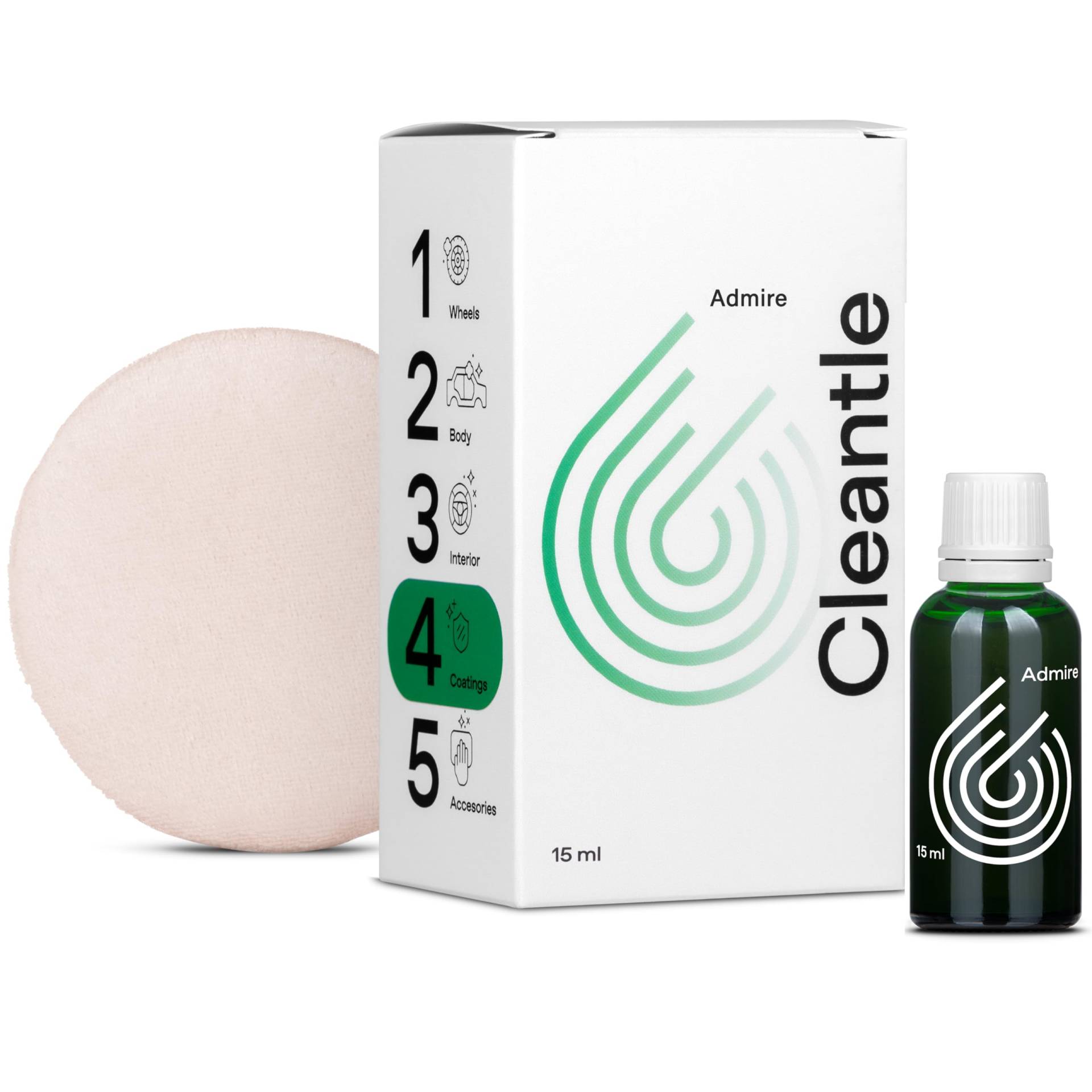 CLEANTLE ADMIRE Beschichtung - Superhydrophob & Langlebig Hoher Glanz 15ml CLEANTLE ADMIRE Beschichtung - Superhydrophob & Langlebig Hoher Glanz 15ml von Cleantle