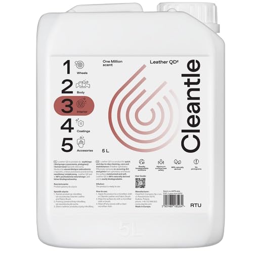 Cleantle Leather QD Schnelle Lederreinigung & Pflege, 98% natürliche Inhaltsstoffe, Feuchtigkeitspflege 5L Cleantle Leather QD Schnelle Lederreinigung & Pflege, 98% natürliche Inhaltsstoffe, Feuchtigkeitspflege 5L von Cleantle