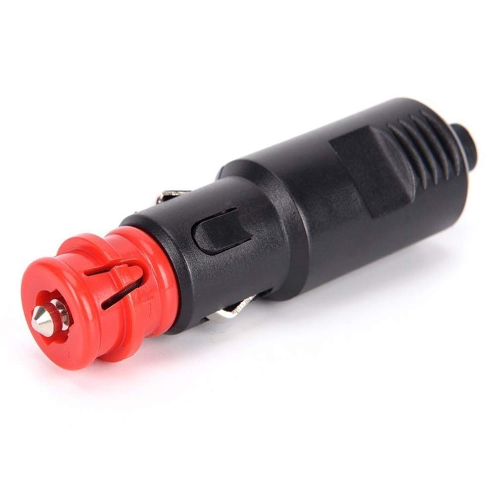 Clenp Auto Zigarettenanzünder Adapter, 1/2 / 3Pcs Auto Auto Zigarettenanzünder Stecker Steckdose Adapter Stromanschluss Schwarz + Rot 1 Stück von Clenp