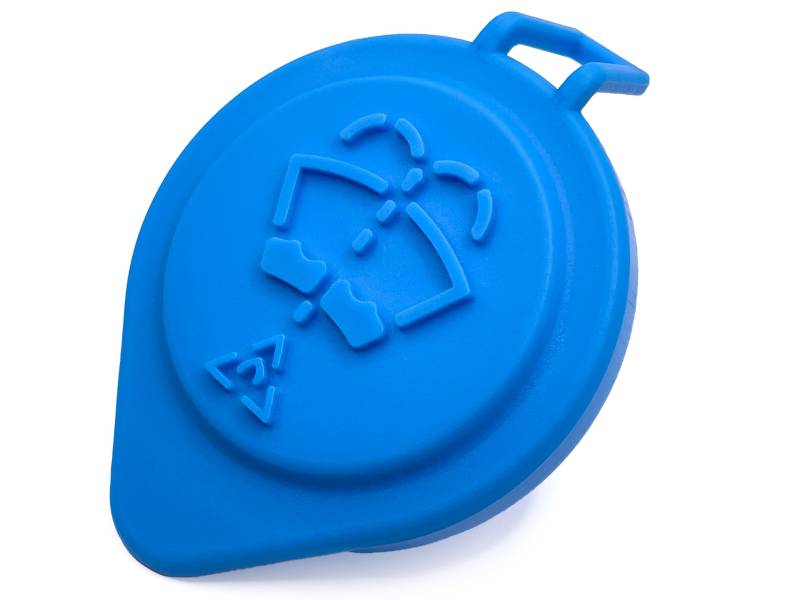 Waschflüssigkeitsbehälter Tankdeckel kompatibel mit ausgewählten BMW BMW E46 E90 E88 E60 X3 X5 Mini Modellen 54.3 mm Waschwasserbehälter Сappe von Click&Fit