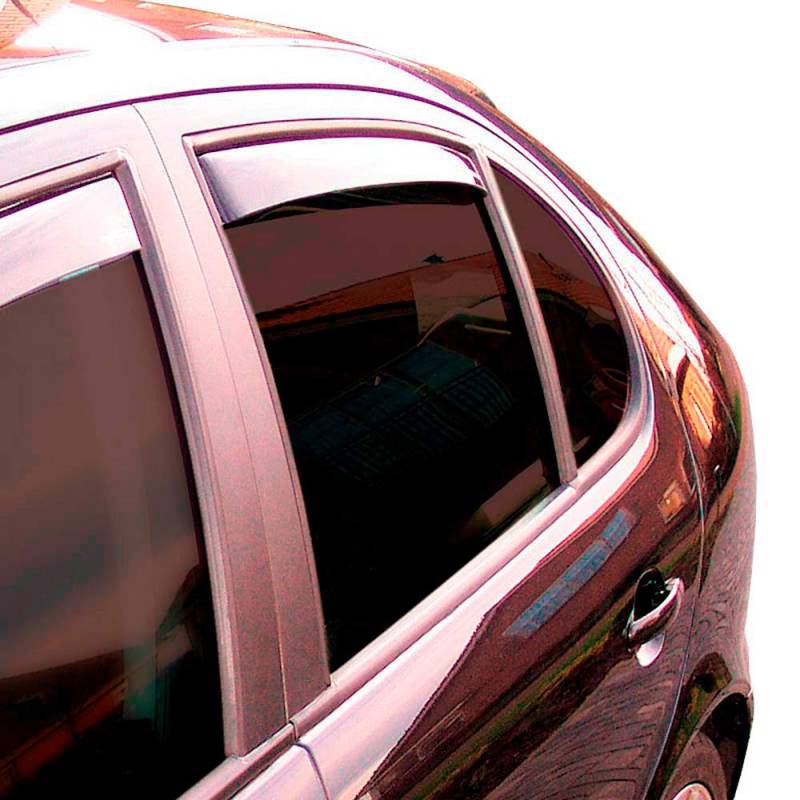 ClimAir Windabweiser Master Schwarz (Hinten) kompatibel mit Honda Civic (FC) HB 5-türer 2016- von ClimAir