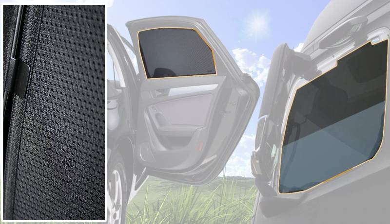 Sonniboy (Sonnenschutz) für die hinteren Seitenscheiben und die Heckscheibe-CLI10104ABC passend für VW Passat Variant TYP B8, 5-Door, 2015- von ClimAir