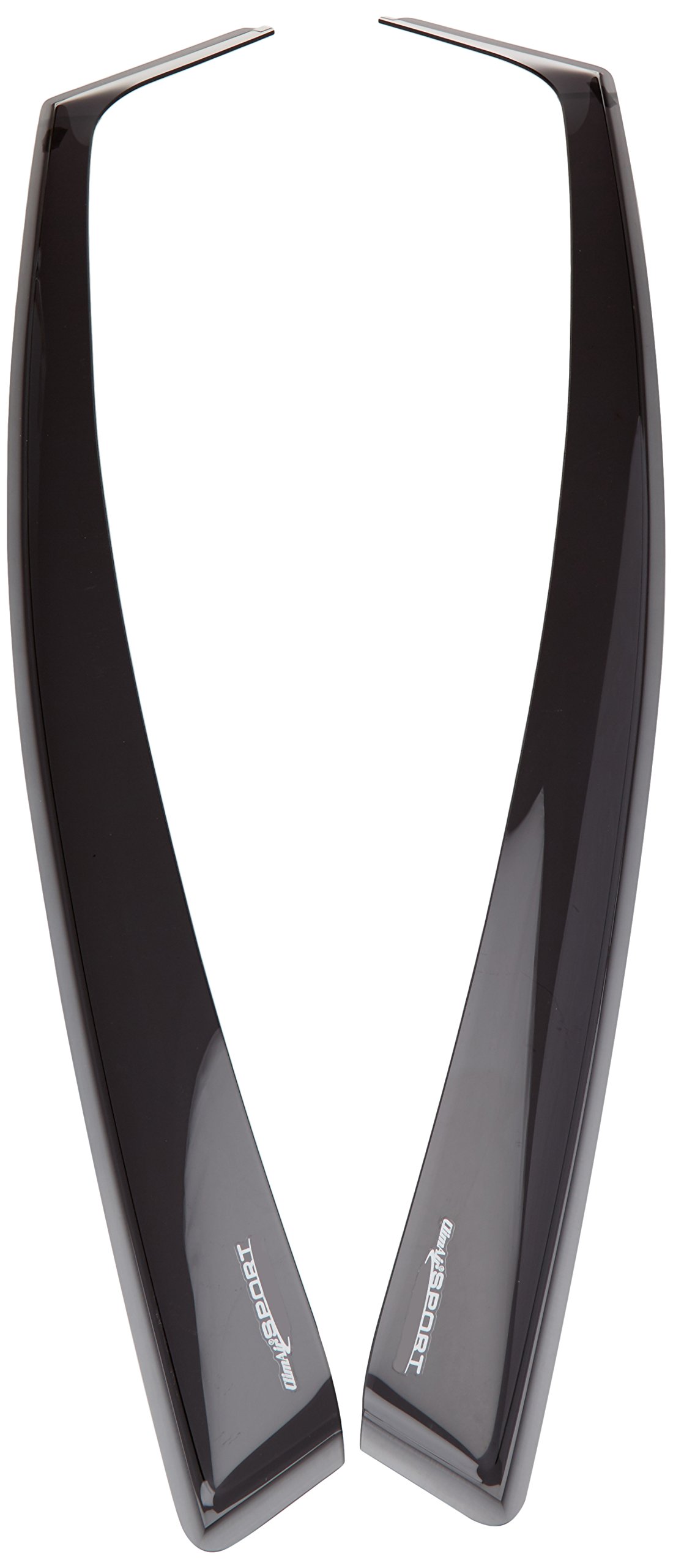 Windabweiser Schwarz kompatibel mit Seat Leon 5 türer 2005-2012 von ClimAir