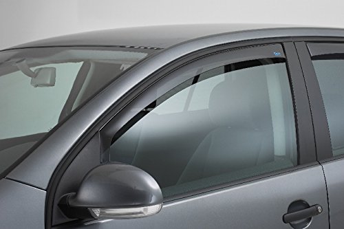 ClimAir Car Comfort Windabweiser kompatibel mit Citroën Jumpy/Spacetourer & Peugeot Expert/Traveller & Toyota Pro-Ace/Pro-Ace Verso 2016-, Rauchgrau von ClimAir