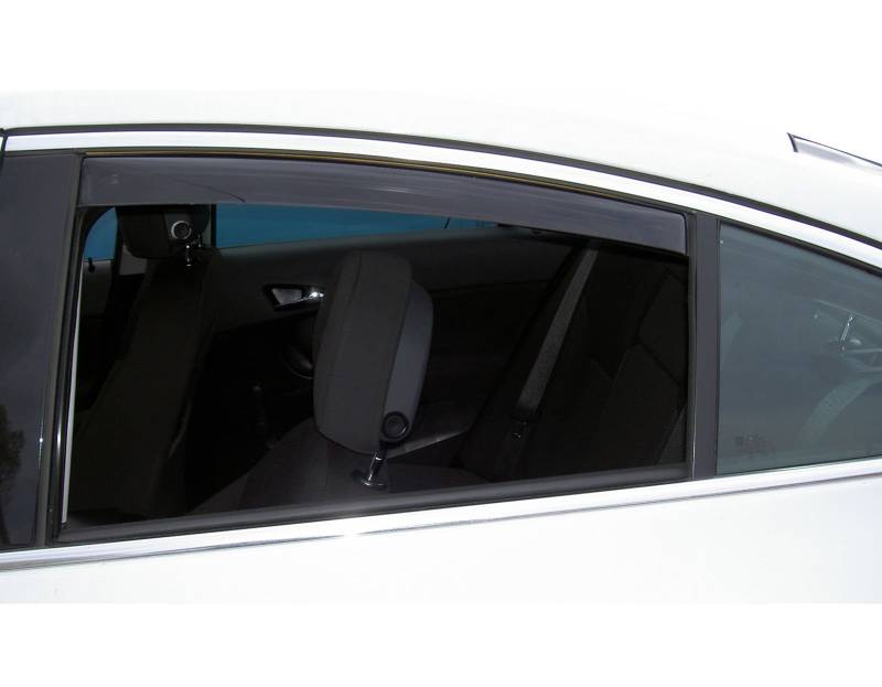ClimAir Car Comfort Windabweiser Master Schwarz (Hinten) kompatibel mit Audi A3 8V Sportback 2013-2020 von ClimAir