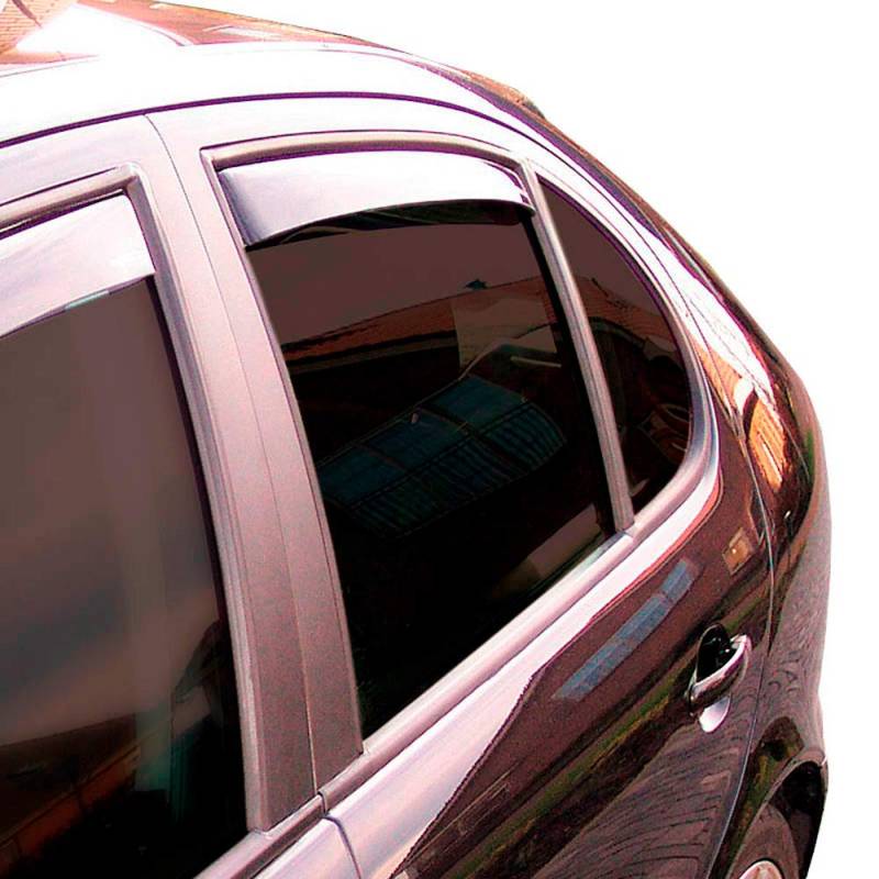 ClimAir Windabweiser Master Schwarz (Hinten) kompatibel mit Audi Q3 (F3B) 2019- von ClimAir