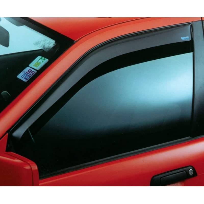 ClimAir Car Comfort Windabweiser kompatibel mit Volkswagen Taigo (CS1) 2021-, Rauchgrau von ClimAir