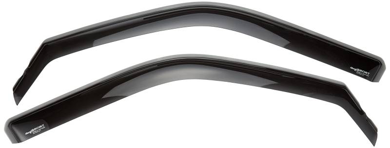 ClimAir Car Comfort Windabweiser Schwarz kompatibel mit Volkswagen Transporter T5 2003-2015 & T6 2015-2020 & T6.1 2020-, Modern, Auto von ClimAir