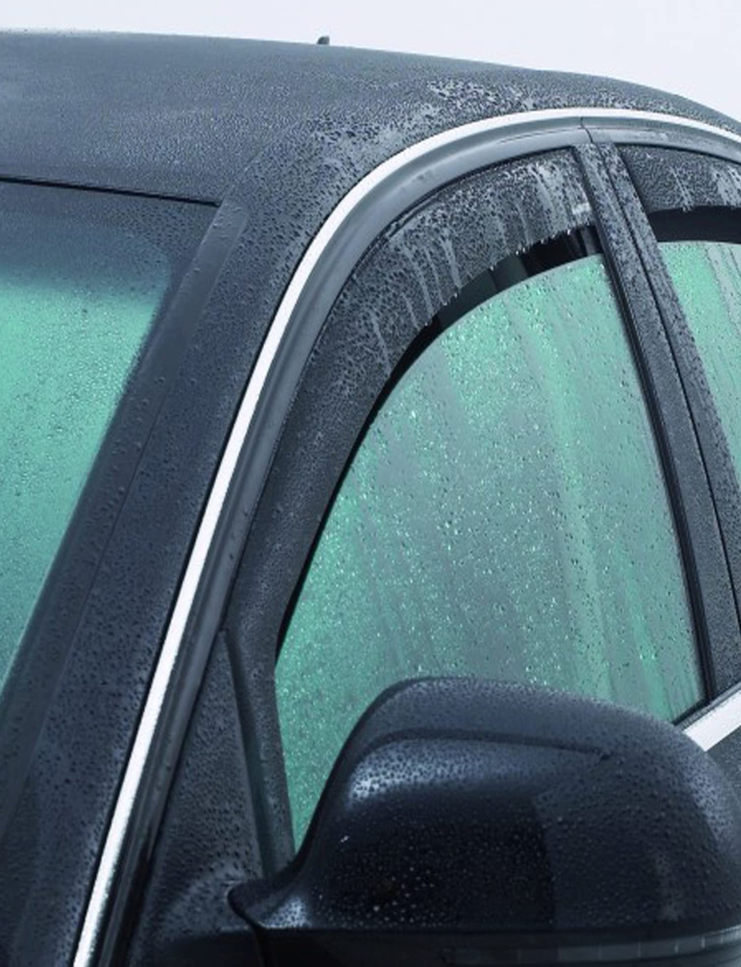 Vordere Windabweiser (1 Set) für die Fahrer und Beifahrerseite-CLS003P0125D passend für Ford Mustang MACH E Elektro-SUV, TYP LSK, 5-Door, 2021- Dunkles Material Vordere Windabweiser (1 Set) für die Fahrer und Beifahrerseite-CLS003P0125D passend für Ford Mustang MACH E Elektro-SUV, TYP LSK, 5-Door, 2021- Dunkles Material von ClimAir