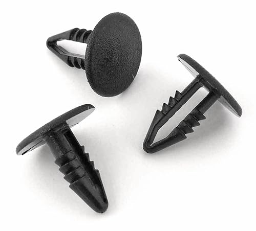 25 x Verkleidung Clips - Plastik Clips 3-5mm Loch / 14 mm Kopf Universal Befestigung zum Reindrücken - KOSTENLOSER VERSAND! von Vehicle Clips