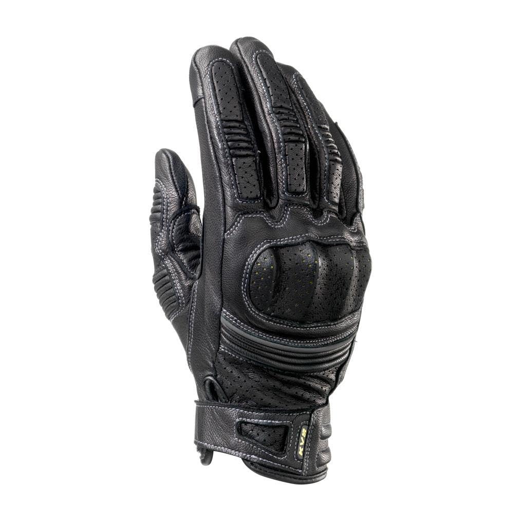 Clover KVS Handschuh Leder kurz, schwarz/schwarz, Größe M von Clover