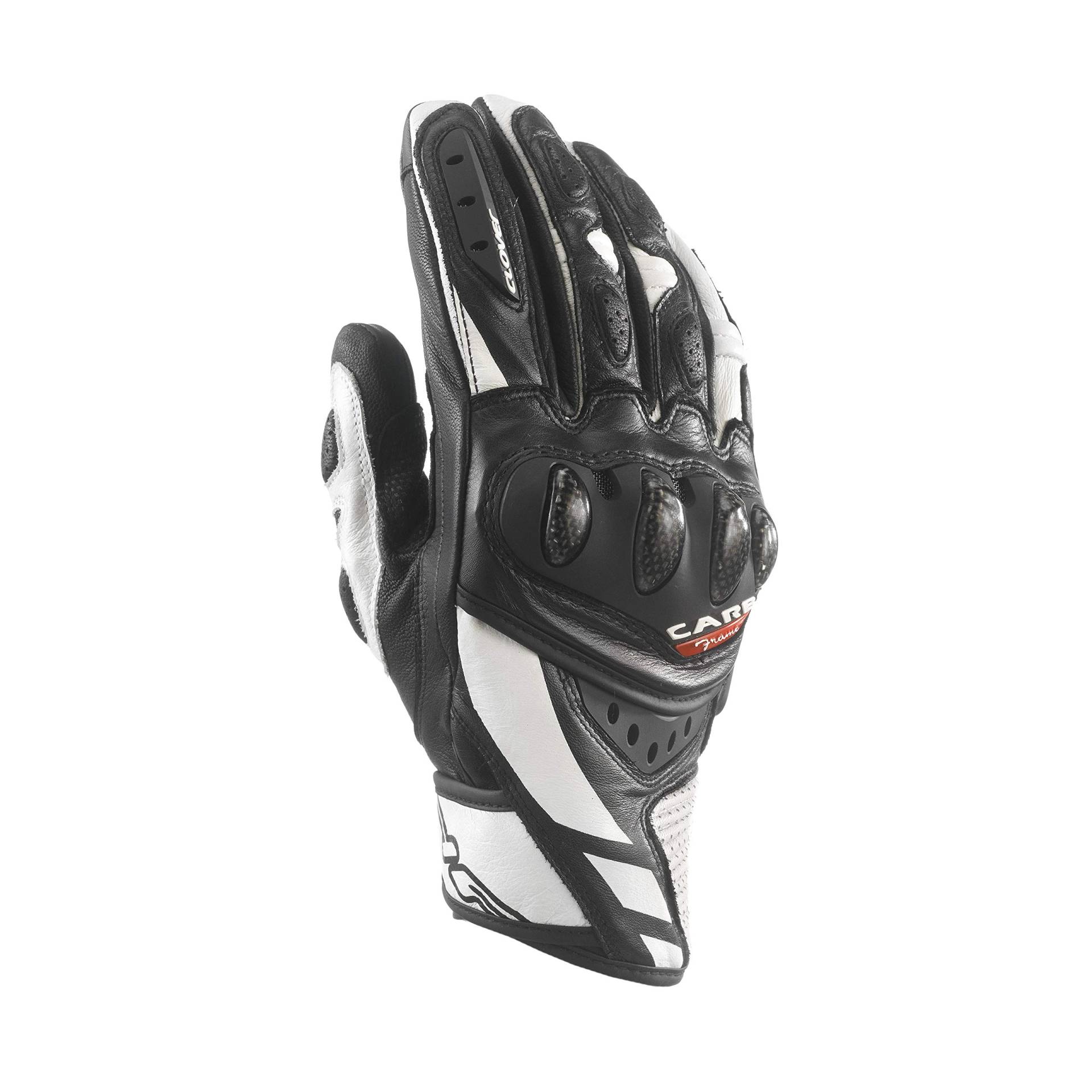 Clover rsc-3 Handschuh Sport Leder kurz, schwarz/weiß, Größe L von Clover