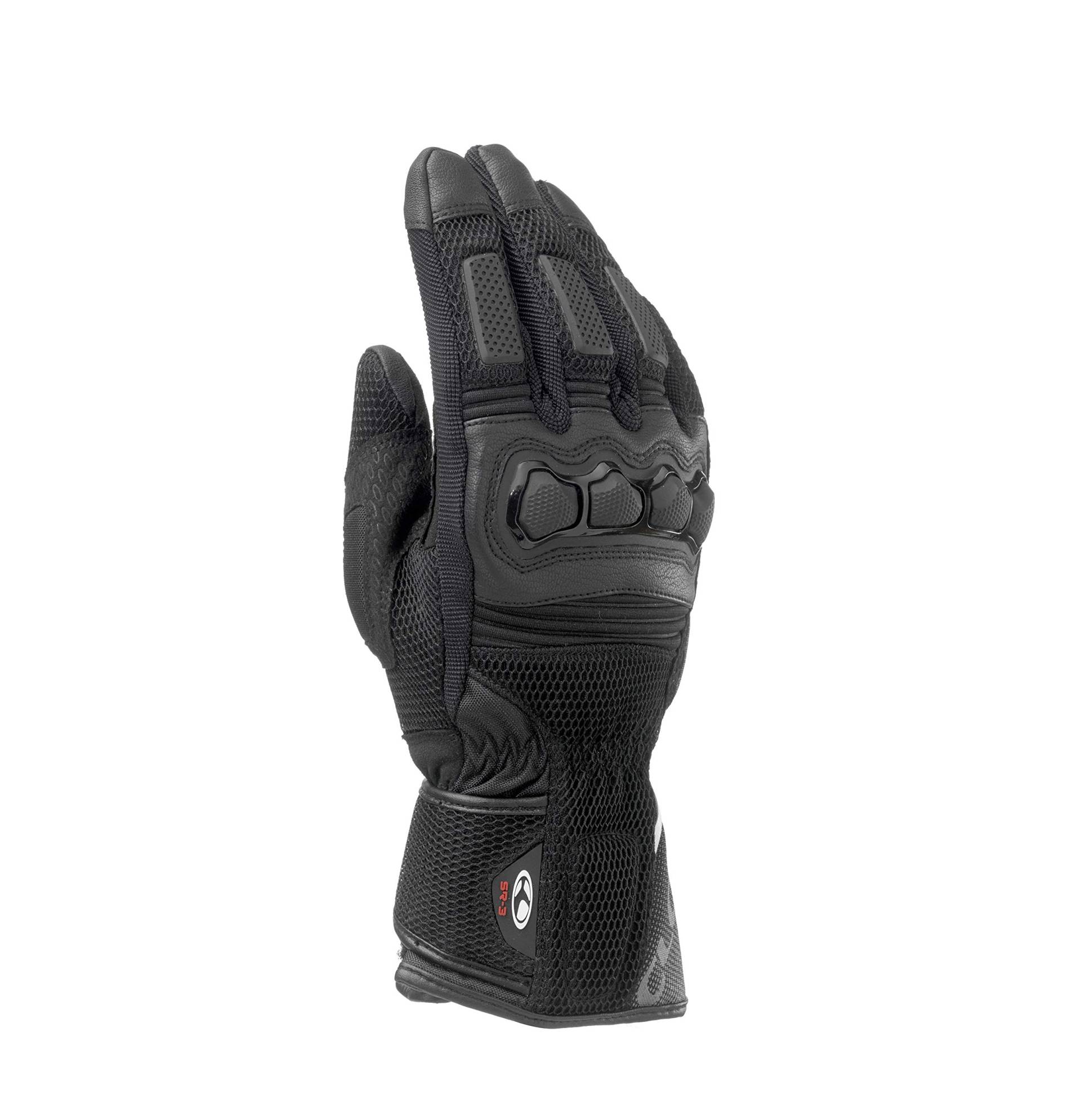 Clover SR-3 Handschuh Sommer lang, schwarz/schwarz, Größe XXL von Clover