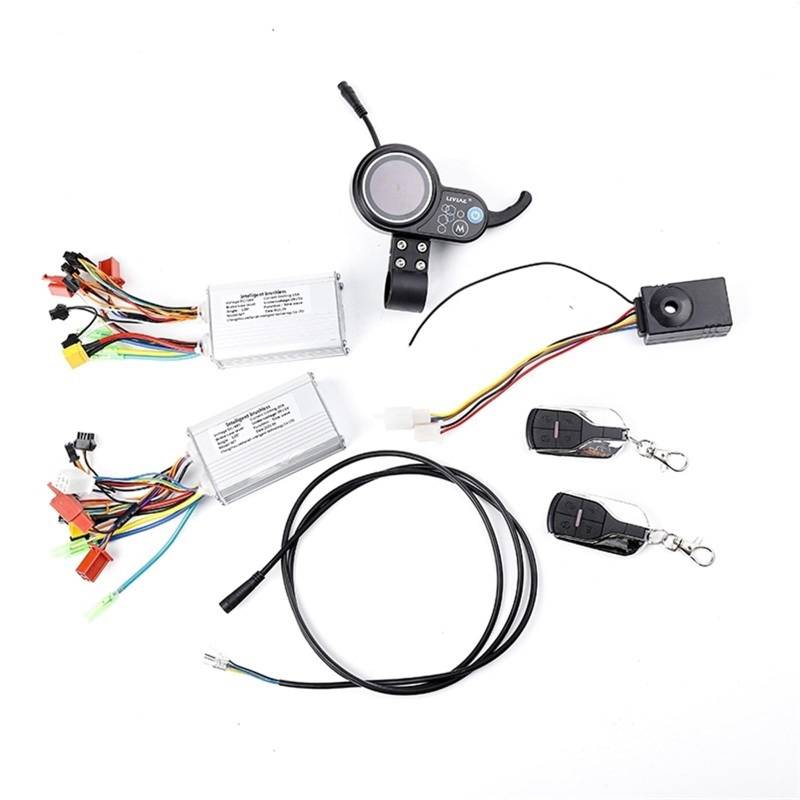 Clynex 10-Zoll-Elektroroller-Instrumentenanzeige E-Scooter-Armaturenbrett, for Kugoo, M4 Kick Scooter 6Pins Teile ersetzen Elektroroller-Display(Controller 36V) von Clynex