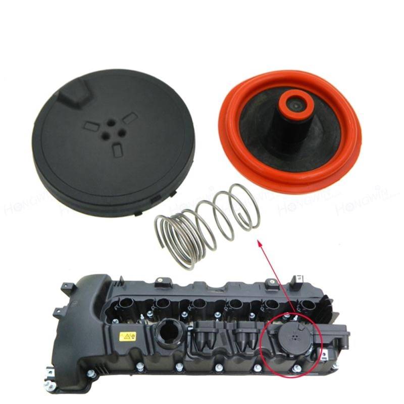 Clynex 11127548196 Neuer Zylinderkopf PCV-Ventildeckel-Reparatursatz, for, N53 E91 E92 E93 E60 E61 F10 F11 E63 E64 325i 328i 330i 330xi Auto-PCV-Ventildeckel(1 PCS Cover) von Clynex