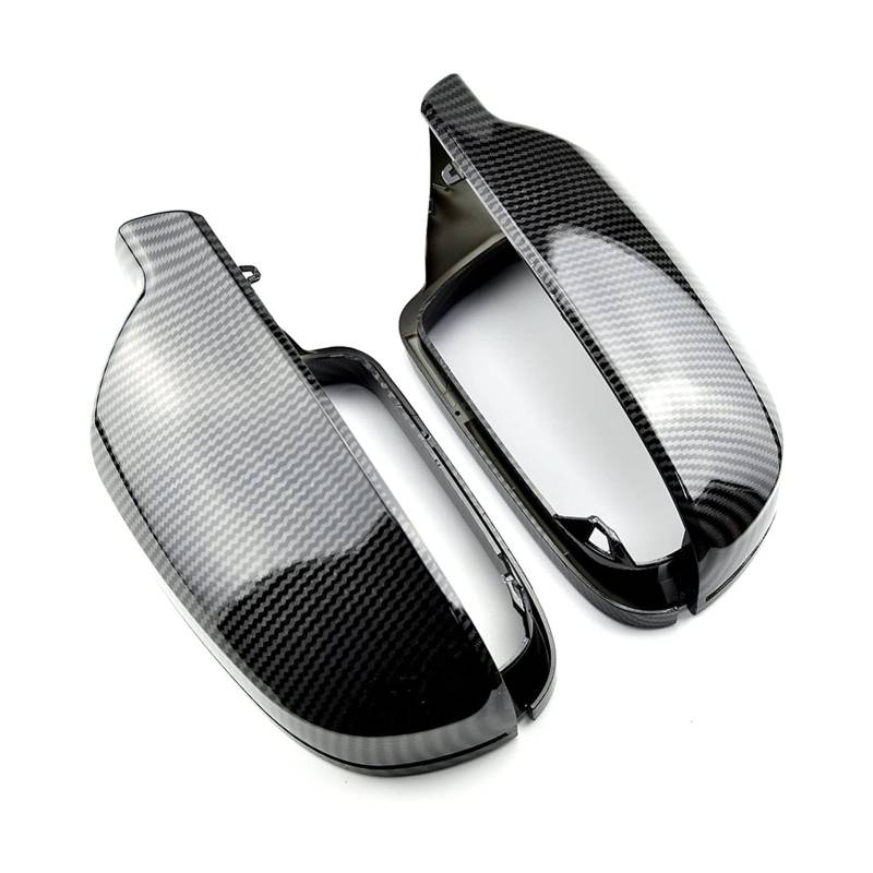 Clynex 2 Pcs Car Mirror Cover, for, A4 A5 S5 B8.5 B8 RS5 RS4 S6 S4 Car Mirror Cover Signal Light Protection Cover Auto-Außenspiegelabdeckung(Carbon Look-B8.5) von Clynex
