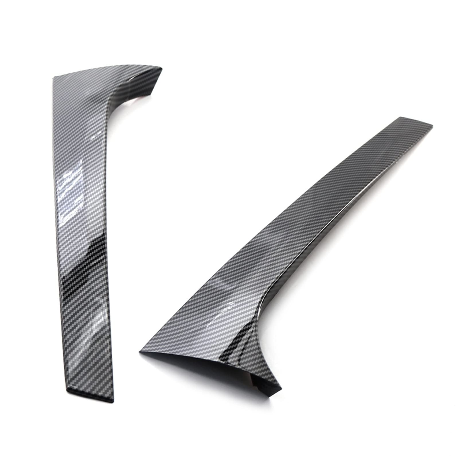 Clynex 2 Stück Heckscheibenspoiler Seitenflügel Verkleidungsabdeckung Kohlefaser ABS Auto-Styling-Zubehör, for KODIAQ, 2016 2017 2018 2019 2020 von Clynex