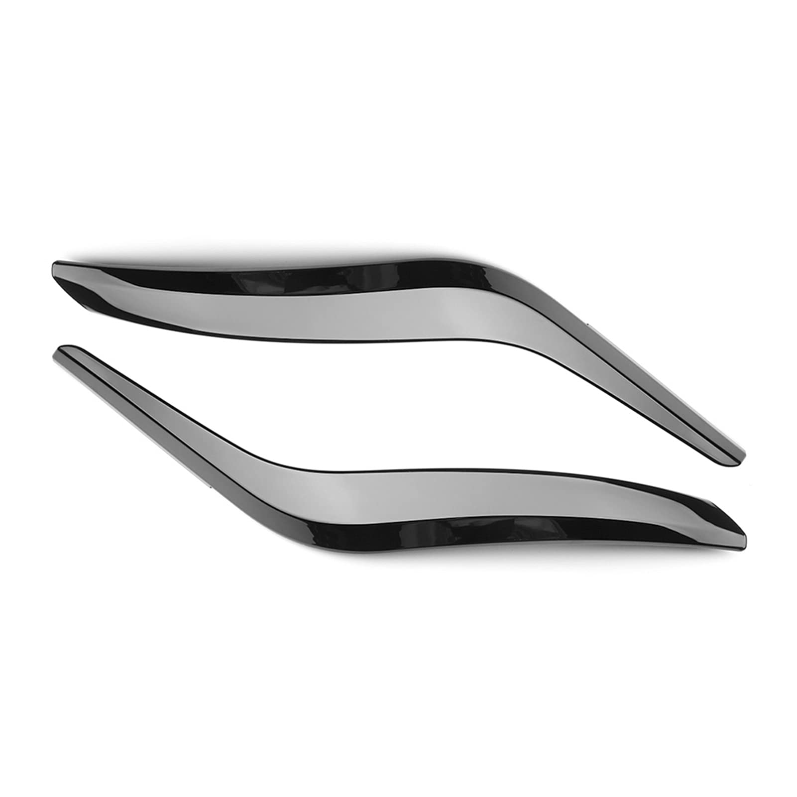 Clynex 2 Stücke Auto Innentürverkleidung Griff Pull Trim Abdeckung ABS Kunststoff, for, for E84 X1 2010 2011 2012 2013 2014 2015 2016 Auto-Innentürgriff(Black) von Clynex