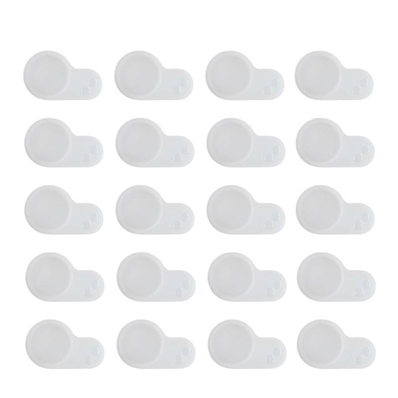Clynex 20PC Silikonabdeckung, for Kugoo, for M4 Kaboo Elektroroller LCD-Display, wasserdichte transparente Schutzkappe, Instrumenten-Armaturenbrett Elektroroller-Display(20pcs) von Clynex