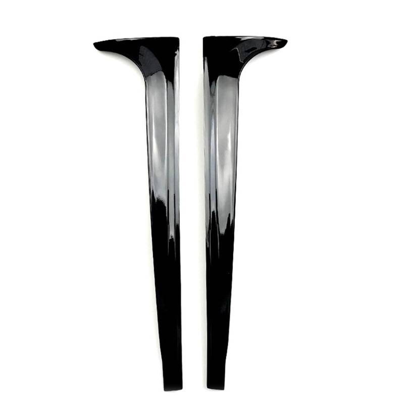 Clynex 2PCS ABS Helle Schwarz Auto Heckscheibe Spoiler Seite Flügel Abdeckung Trim, for Polo, for MK6 2018 2019 2020 Außen Zubehör von Clynex