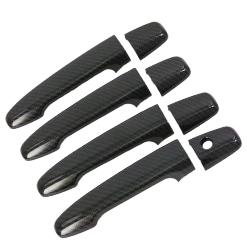 Clynex 4 Stück Türgriffabdeckung, Türgriff, dekorativer Aufkleber, for Outlander 2013 2014 2015 2016 2017 Abdeckung für Außentürgriffe von Clynex