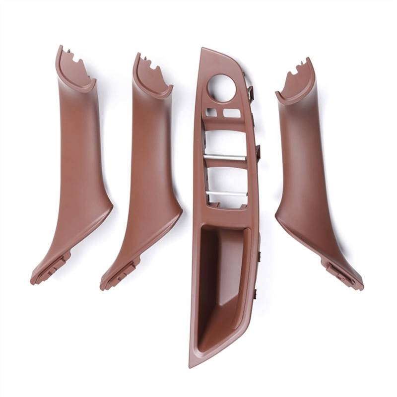Clynex 4 Teile/Satz Auto Innentür Armest Griff Fensterheber Schalter Taste Rahmen Panel, for, for F10 F11 F18 5 Serie 2010-2017 Auto-Innentürgriff(Red Wine) von Clynex