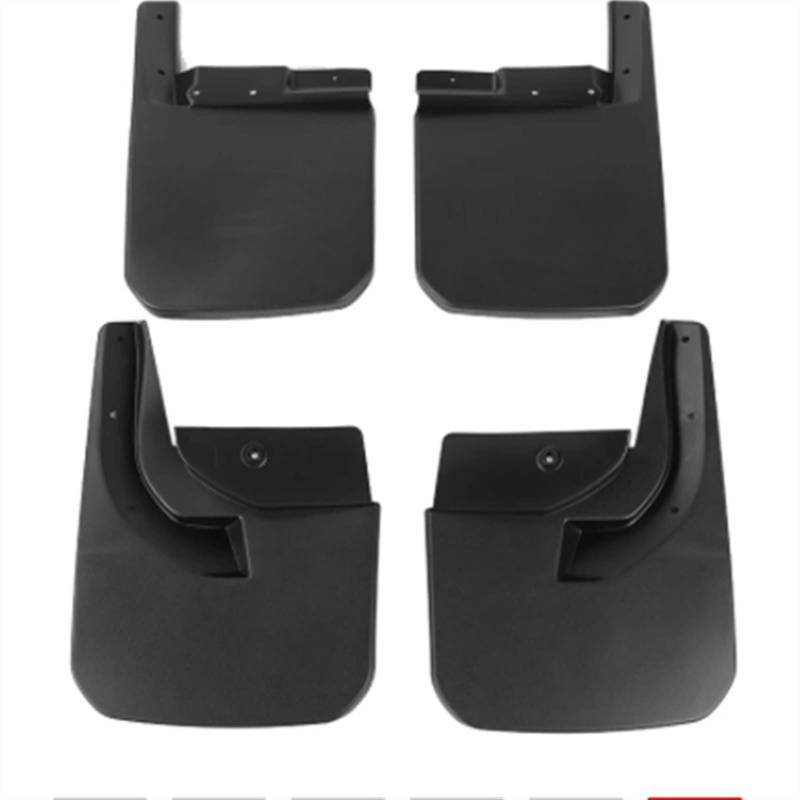 Clynex 4-teilige Auto-Schmutzfänger, for Jeep, Wrangler JL 2018 2019 2020, Spritzschutz, Kotflügel, Ersatzzubehör Auto-Schmutzfänger von Clynex
