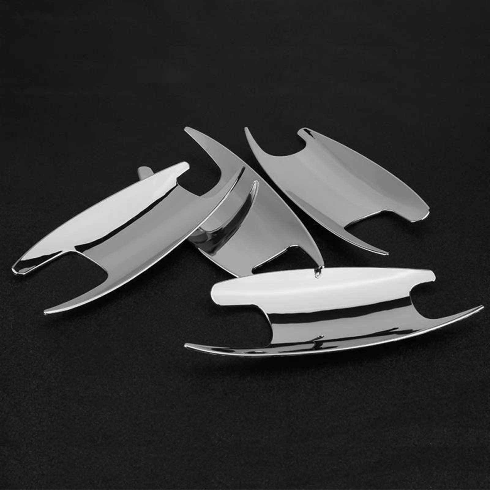 Clynex 4-teilige Autotürgriffschalen-Abdeckungsverkleidung, for Mercedes-Benz, C-Klasse W205 GLC-Klasse X253 E-Klasse W213, Silber-Chrom-Schutz Abdeckung für Außentürgriffe Clynex 4-teilige Autotürgriffschalen-Abdeckungsverkleidung, for Mercedes-Benz, C-Klasse W205 GLC-Klasse X253 E-Klasse W213, Silber-Chrom-Schutz Abdeckung für Außentürgriffe von Clynex