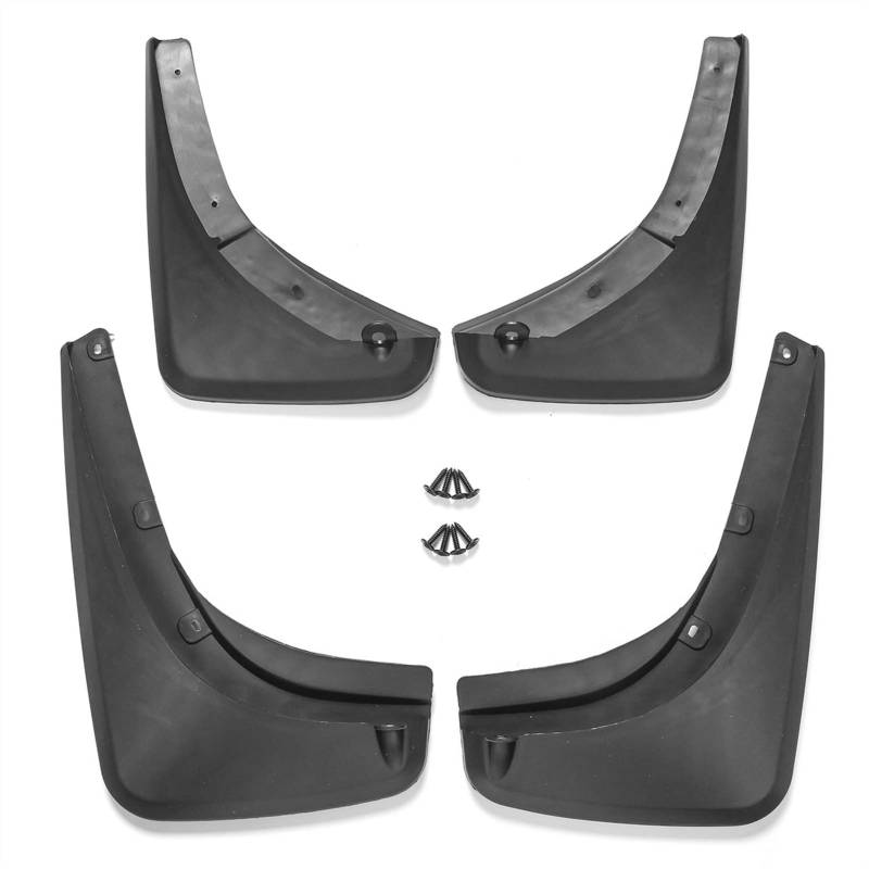 Clynex 4-teiliges Auto-Kotflügelset, Schmutzfänger, Spritzschutz, vorn und hinten, for Jeep Renegade 2016–2018, Auto-Styling-Zubehör Auto-Schmutzfänger von Clynex