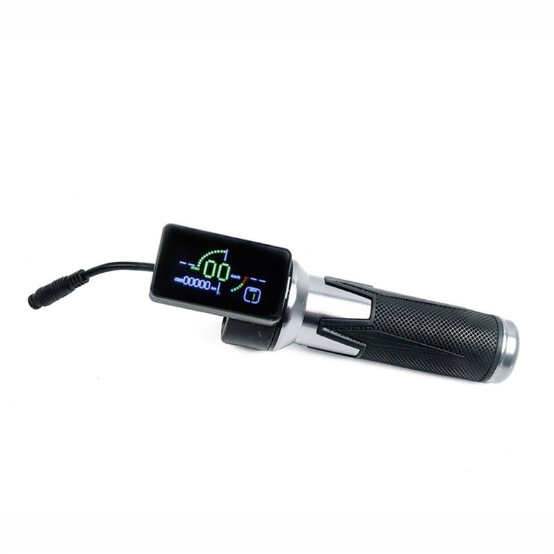 Clynex 48V E-Bike Scooter Anti-Diebstahl-Alarm Fernbedienung Bürstenloser Geschwindigkeitsregler LCD-Display Gas-Drehgriff-Lenker Elektroroller-Display(Meter) von Clynex