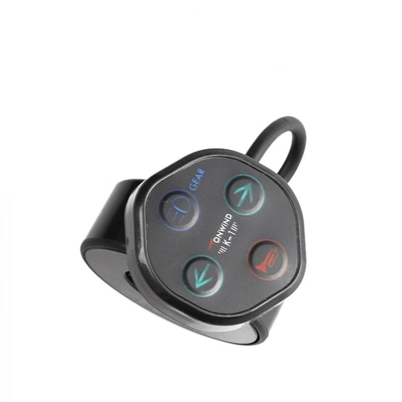 Clynex 48V E-Bike Scooter Anti-Diebstahl-Alarm Fernbedienung Bürstenloser Geschwindigkeitsregler LCD-Display Gas-Drehgriff-Lenker Elektroroller-Display(Three pin Switch) von Clynex