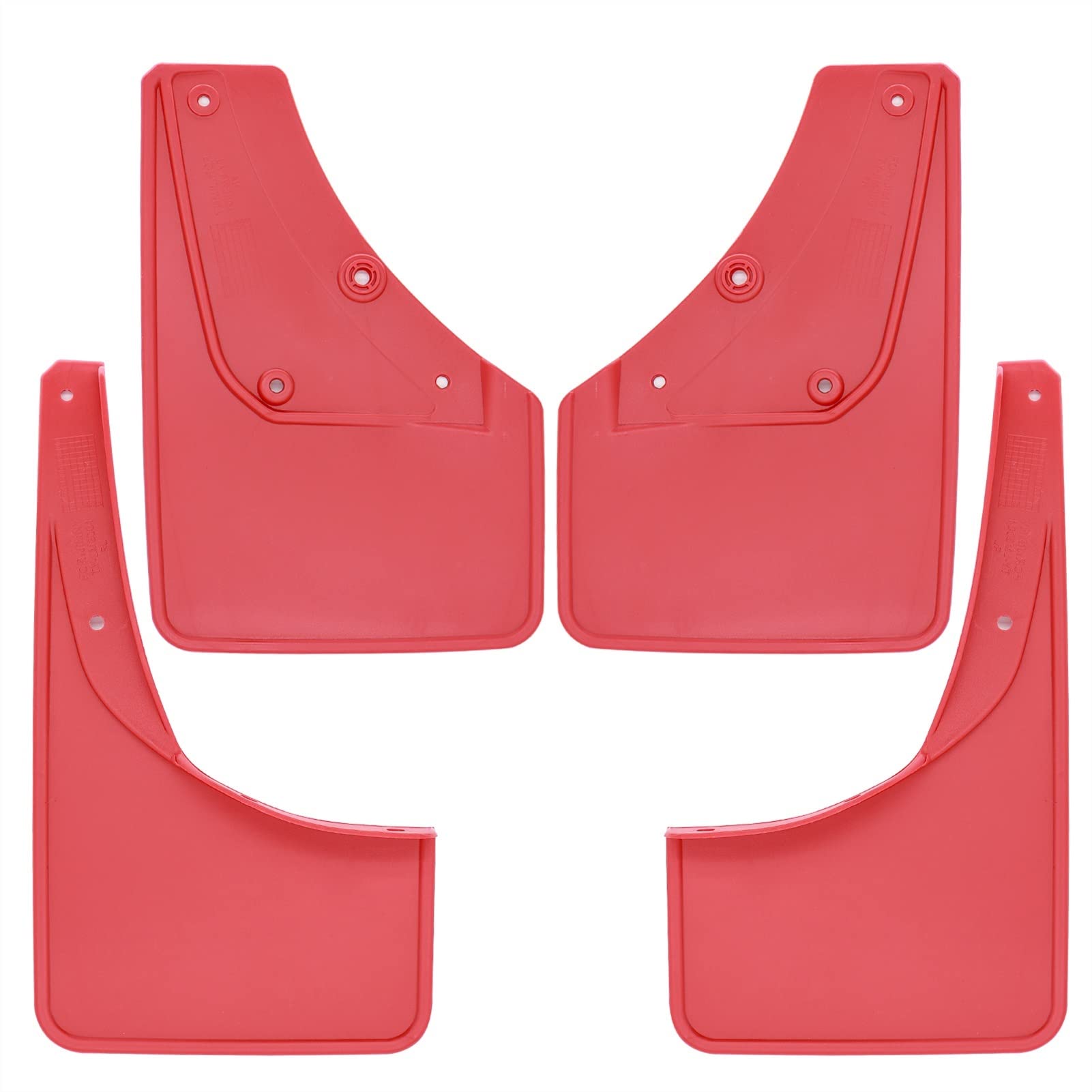 Clynex 4X Auto-Kotflügel, Schmutzfänger, Jimny Sierra JB64 JB74 2019 2020 2021, Spritzschutz, Kotflügel, Schmutzfänger vorn hinten, Auto-Styling Auto-Schmutzfänger(Red) von Clynex