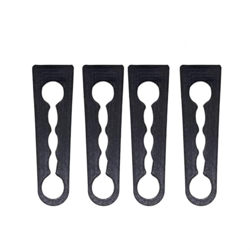 Clynex 4X Schalldämpfer Schalldämpfer Türschloss Puffer Rasseln Schalldicht Scream Seal Deadener Ganz, for Nissan, for X-Trail, T31 T32 2007-2022 Autotür-Stoßdämpfer Autotür-Stoßdämpfer(Black 4pc) von Clynex