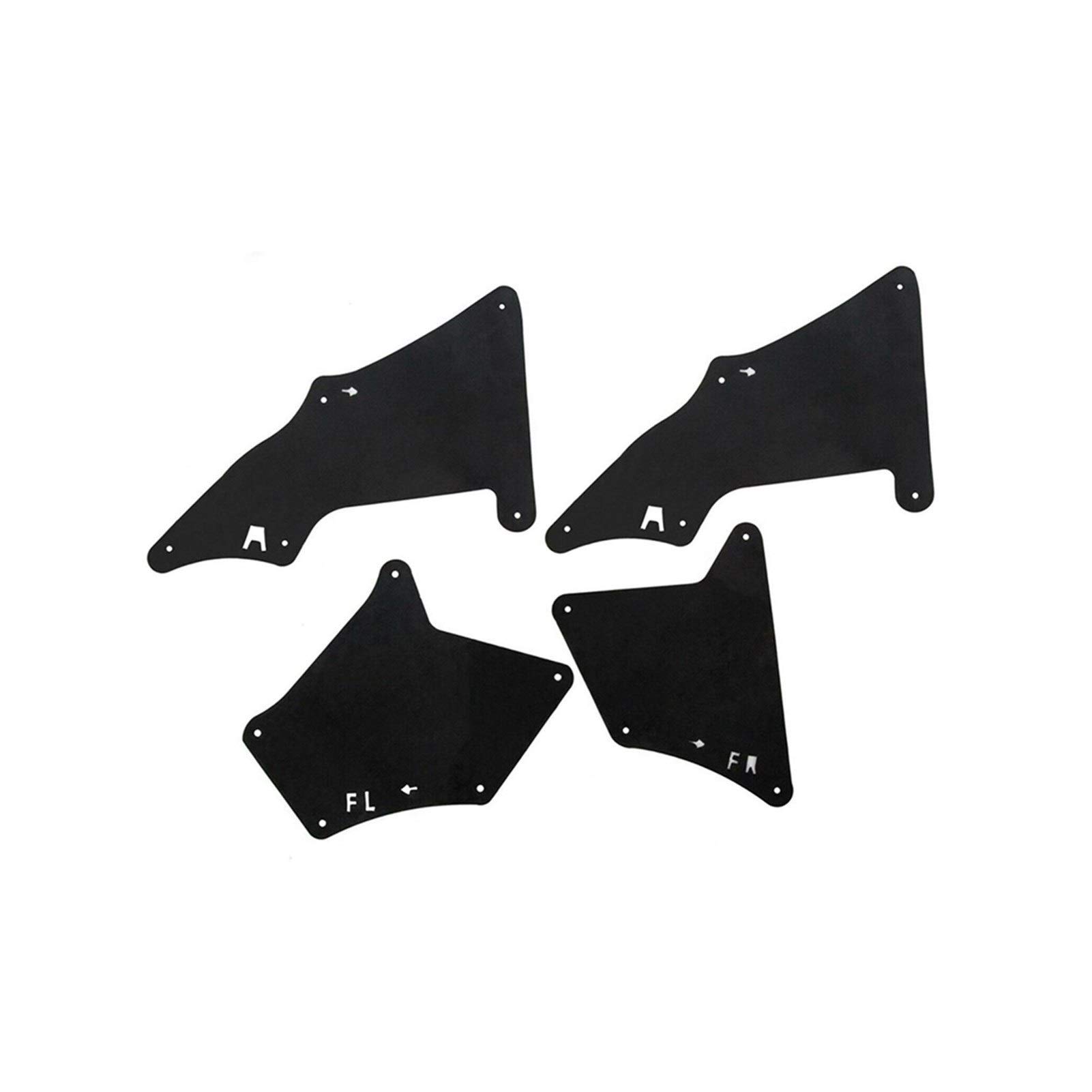 Clynex 4er-Set Spritzschutz for Toyota 4Runner Kotflügelverkleidung Schürze Spritzschutz Klappenschürze Spritzschutz Auto-Schmutzfänger Clynex 4er-Set Spritzschutz for Toyota 4Runner Kotflügelverkleidung Schürze Spritzschutz Klappenschürze Spritzschutz Auto-Schmutzfänger von Clynex