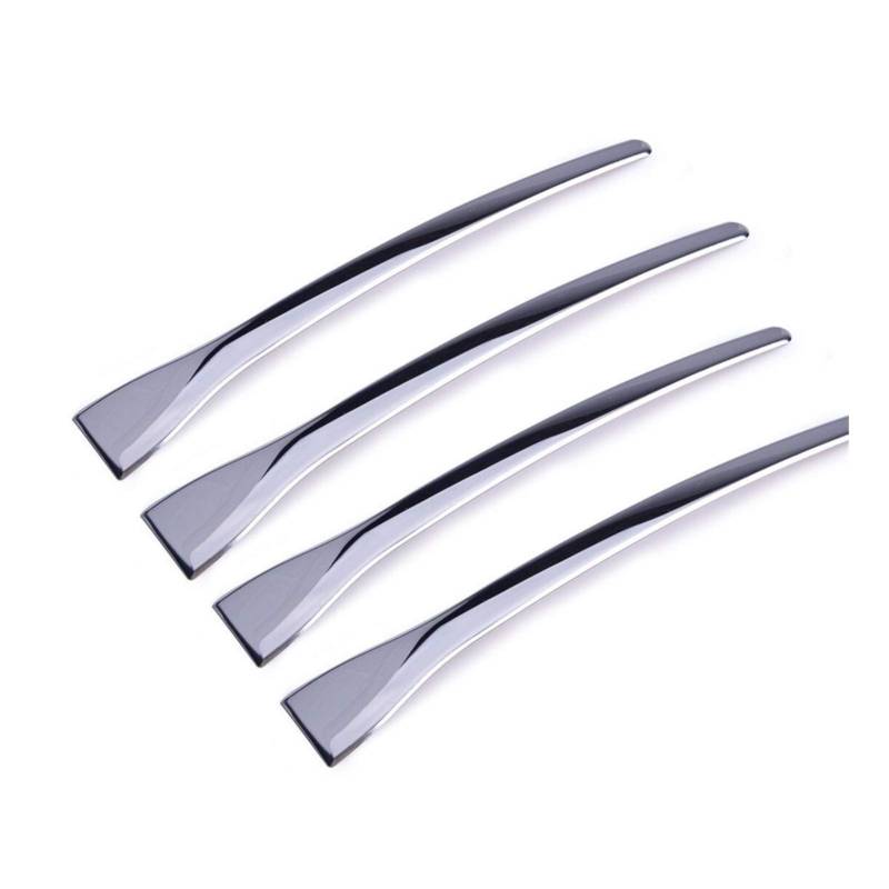 Clynex 8 Stück Auto Chrom Türgriffabdeckung Verkleidung Dekoration Edelstahl, for Peugeot 3008 207 407 C4, for Citroen, C4 C6 2008 2009 2010 Abdeckung für Außentürgriffe von Clynex