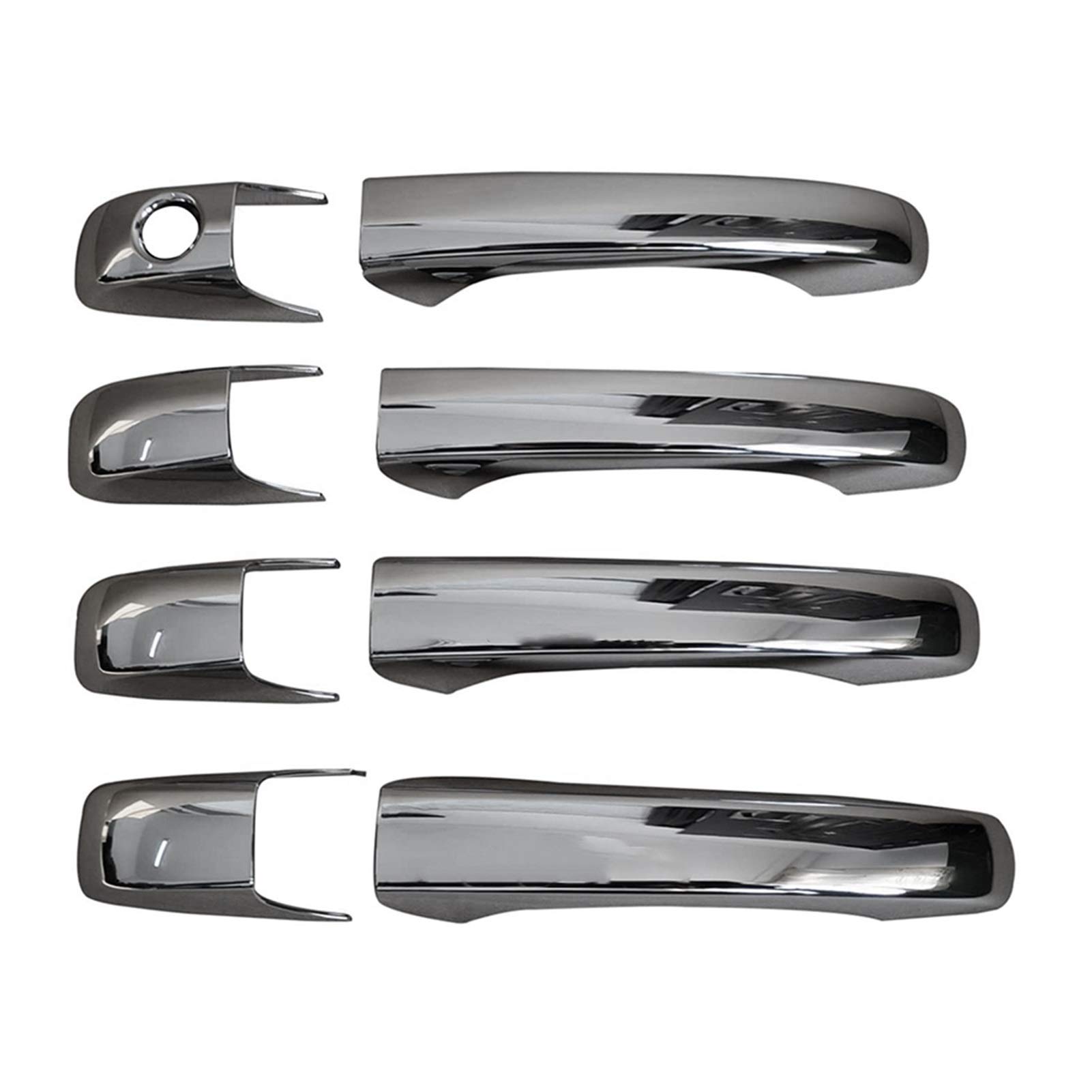 Clynex 8-teiliges Chrom-Türgriff-Abdeckungs-Set, for Jeep, Patriot 2007–2016 Abdeckung für Außentürgriffe Clynex 8-teiliges Chrom-Türgriff-Abdeckungs-Set, for Jeep, Patriot 2007–2016 Abdeckung für Außentürgriffe von Clynex