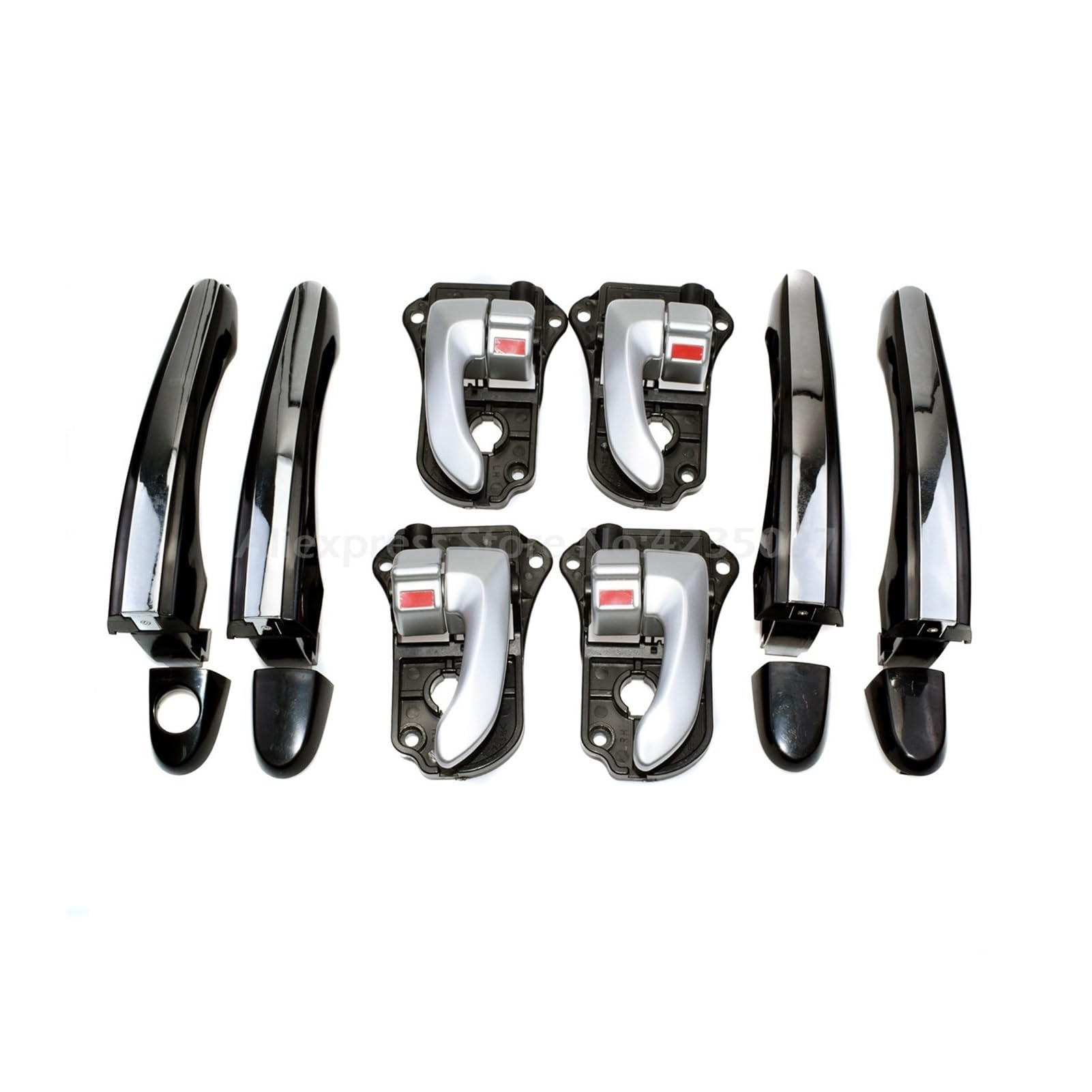 Clynex 8PCS Auto Außen Innen Türgriffe Vorne Hinten Links Rechts, for Hyundai, Azera 2006 2007 2008 2009 2010 2011 836523L000 826523L000 82610-3L000 Abdeckung für Außentürgriffe Clynex 8PCS Auto Außen Innen Türgriffe Vorne Hinten Links Rechts, for Hyundai, Azera 2006 2007 2008 2009 2010 2011 836523L000 826523L000 82610-3L000 Abdeckung für Außentürgriffe von Clynex